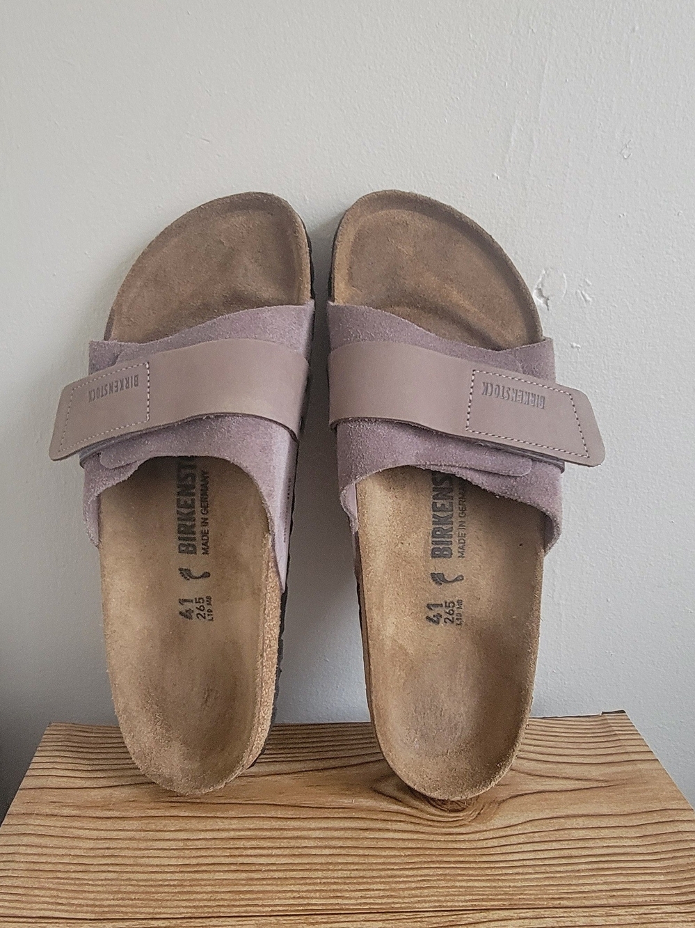 Birkenstock Women's Slide Sandals in Dusty Mauve